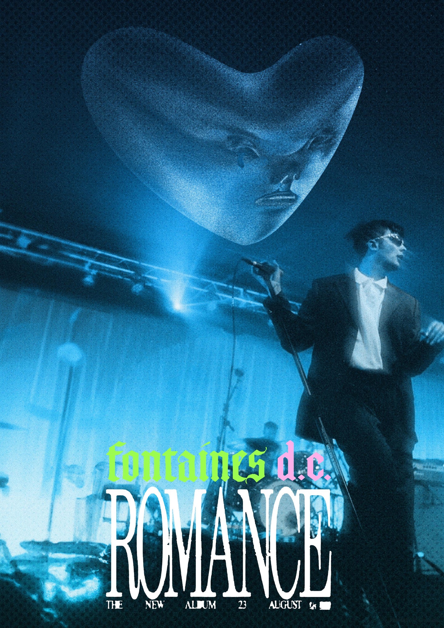 Fontaines D.C. A3 Music Poster - Post-Punk Band Print, Indie Rock Art, Modern Music Decor, Gift for Fontaines D.C. Fans