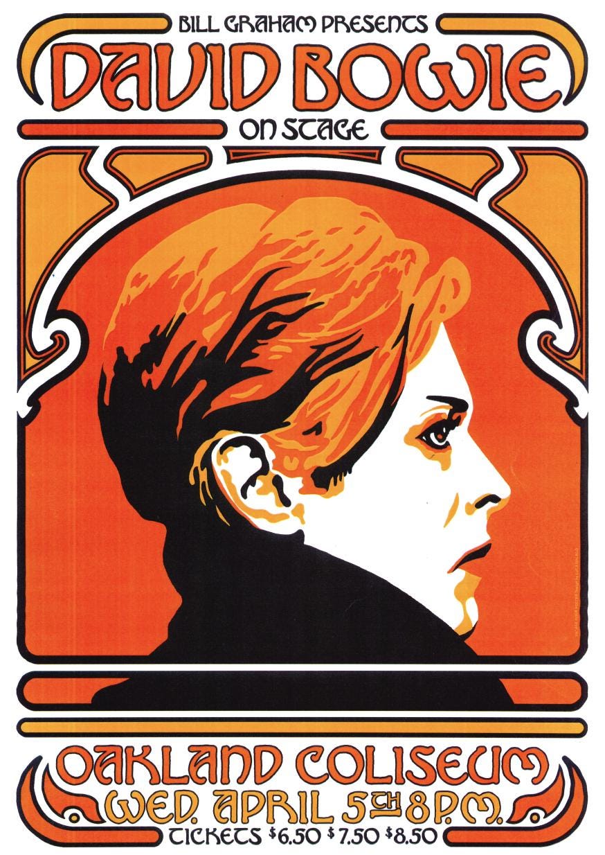 David Bowie A3 Music Poster - Ziggy Stardust Print, 70s 80s Music Art, Iconic Rock Decor, Gift for Bowie Fans, Glam Rock Wall Art