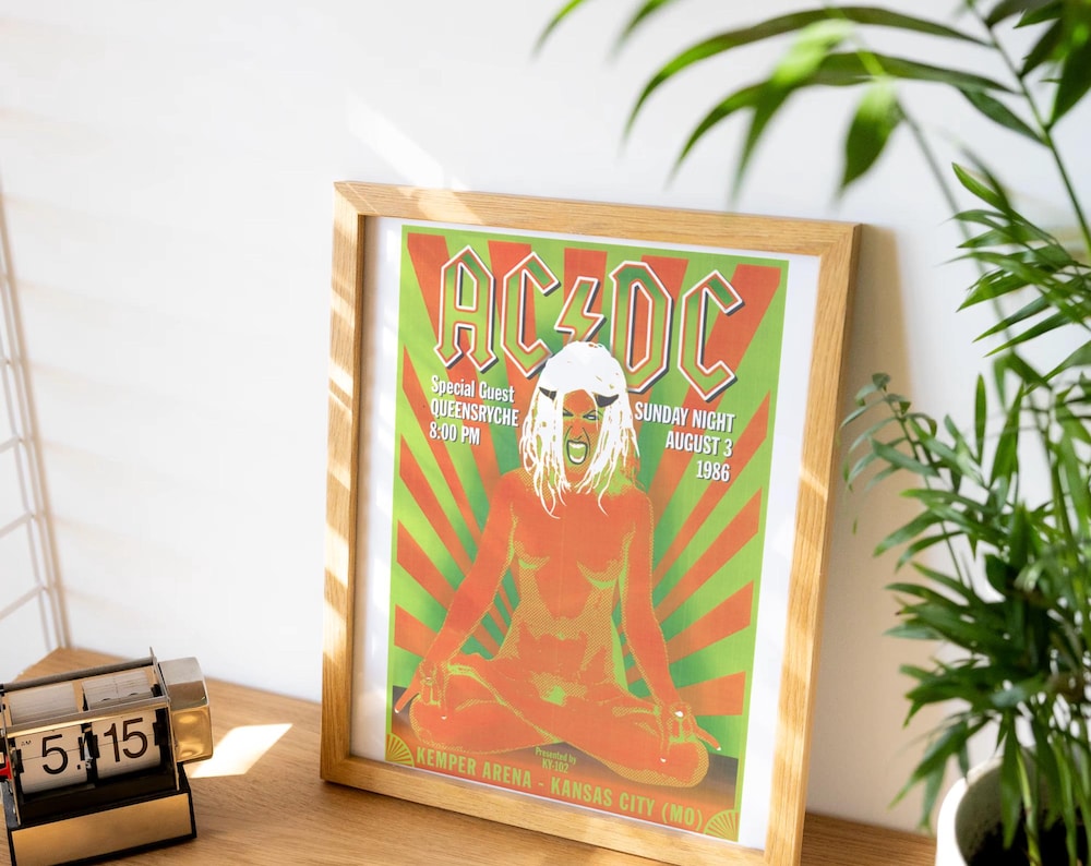 AC/DC A3 Music Poster