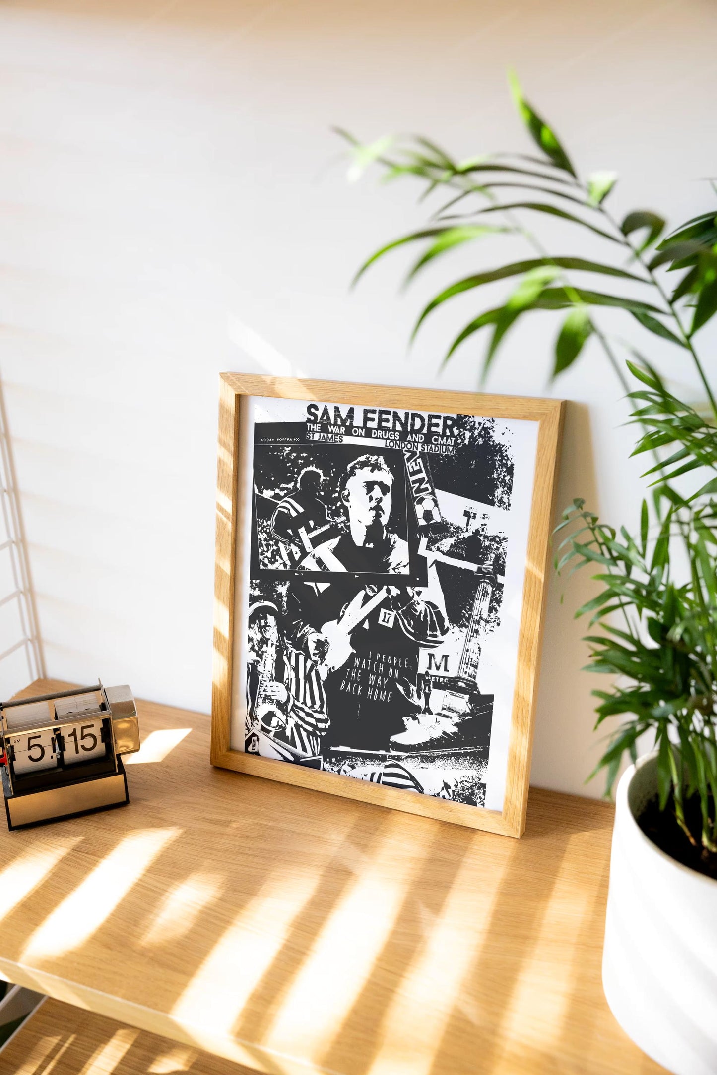 Sam Fender A3 Music Poster - Indie Rock Print, St. James’ Park Tour Art, Modern Music Decor, Gift for Sam Fender Fans