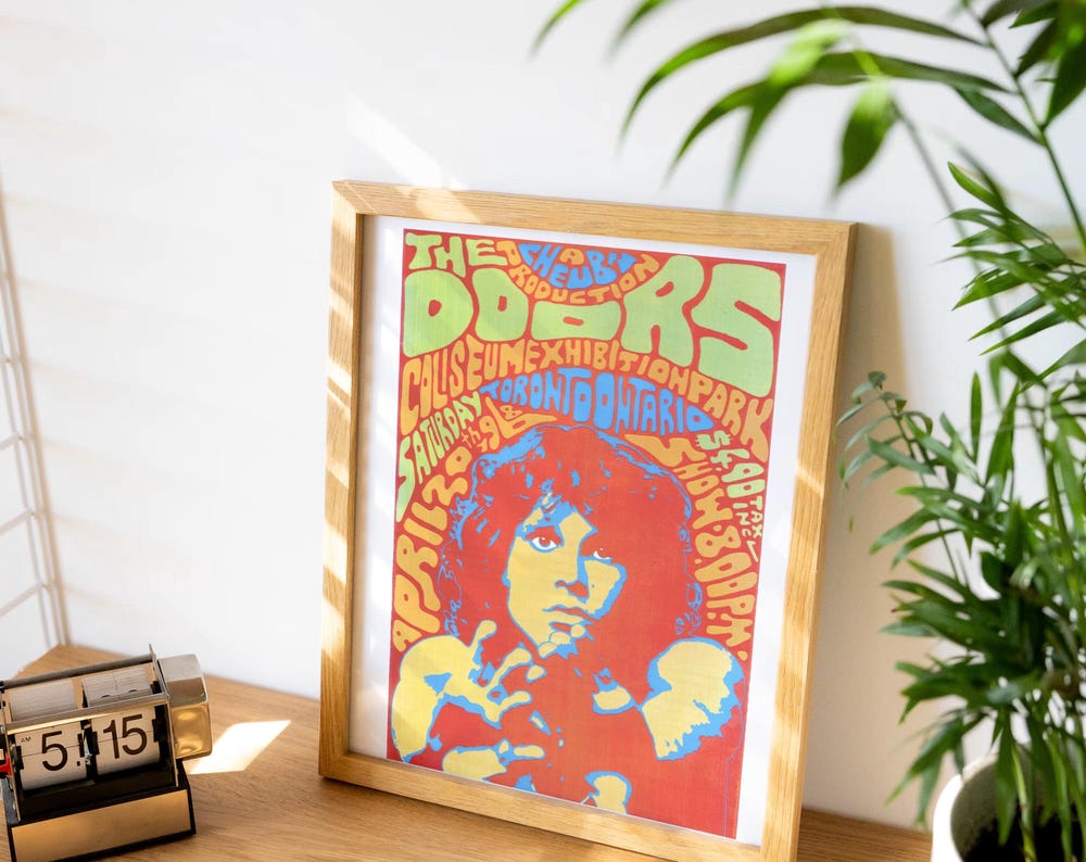 The Doors A3 Music Poster